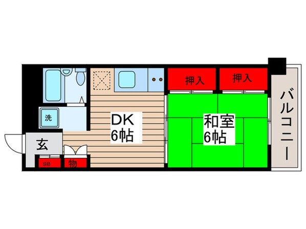 メイプル森戸の物件間取画像